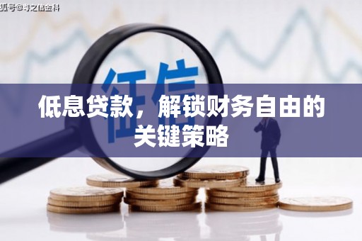 莿桐低息贷款，解锁财务自由的关键策略