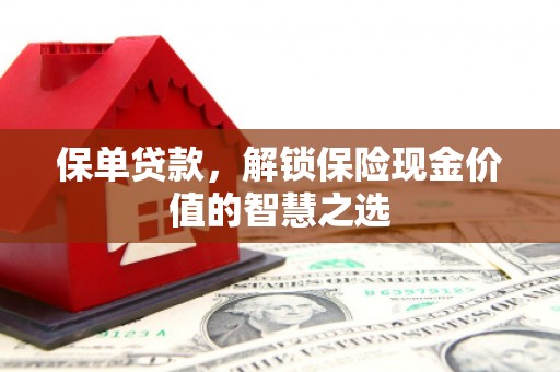 三穗保单贷款，解锁保险现金价值的智慧之选