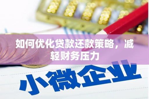 岱岳如何优化贷款还款策略，减轻财务压力