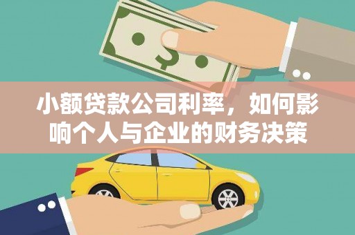 凉城小额贷款公司利率，如何影响个人与企业的财务决策