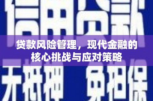 随州贷款风险管理，现代金融的核心挑战与应对策略