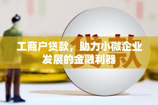 双塔工商户贷款，助力小微企业发展的金融利器