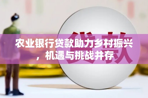 献县农业银行贷款助力乡村振兴，机遇与挑战并存