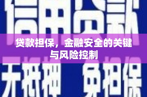 高台贷款担保，金融安全的关键与风险控制