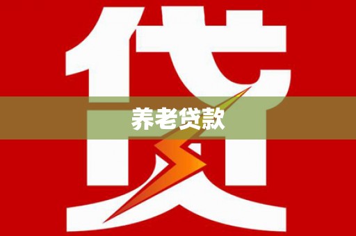 汉阳养老贷款
