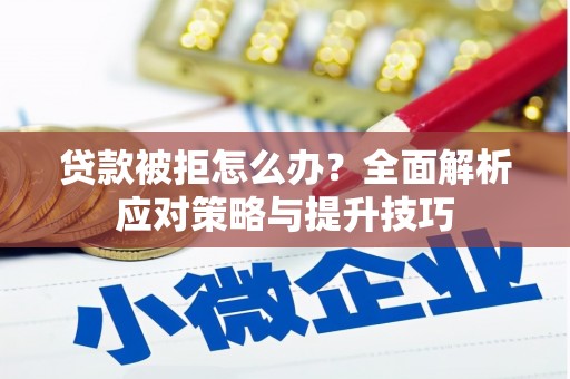苍南贷款被拒怎么办？全面解析应对策略与提升技巧